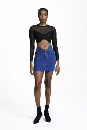 V-Style Mini Skirt